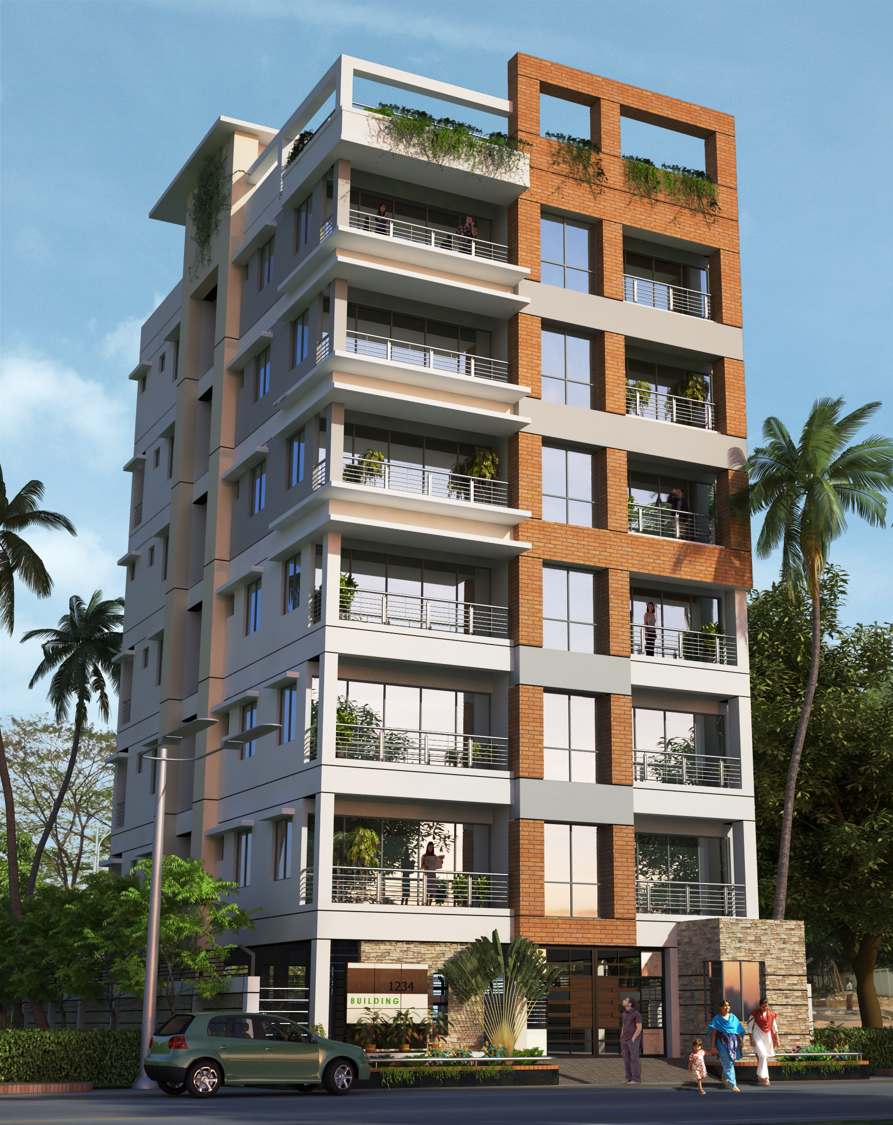 Building Facade — Bashundhara