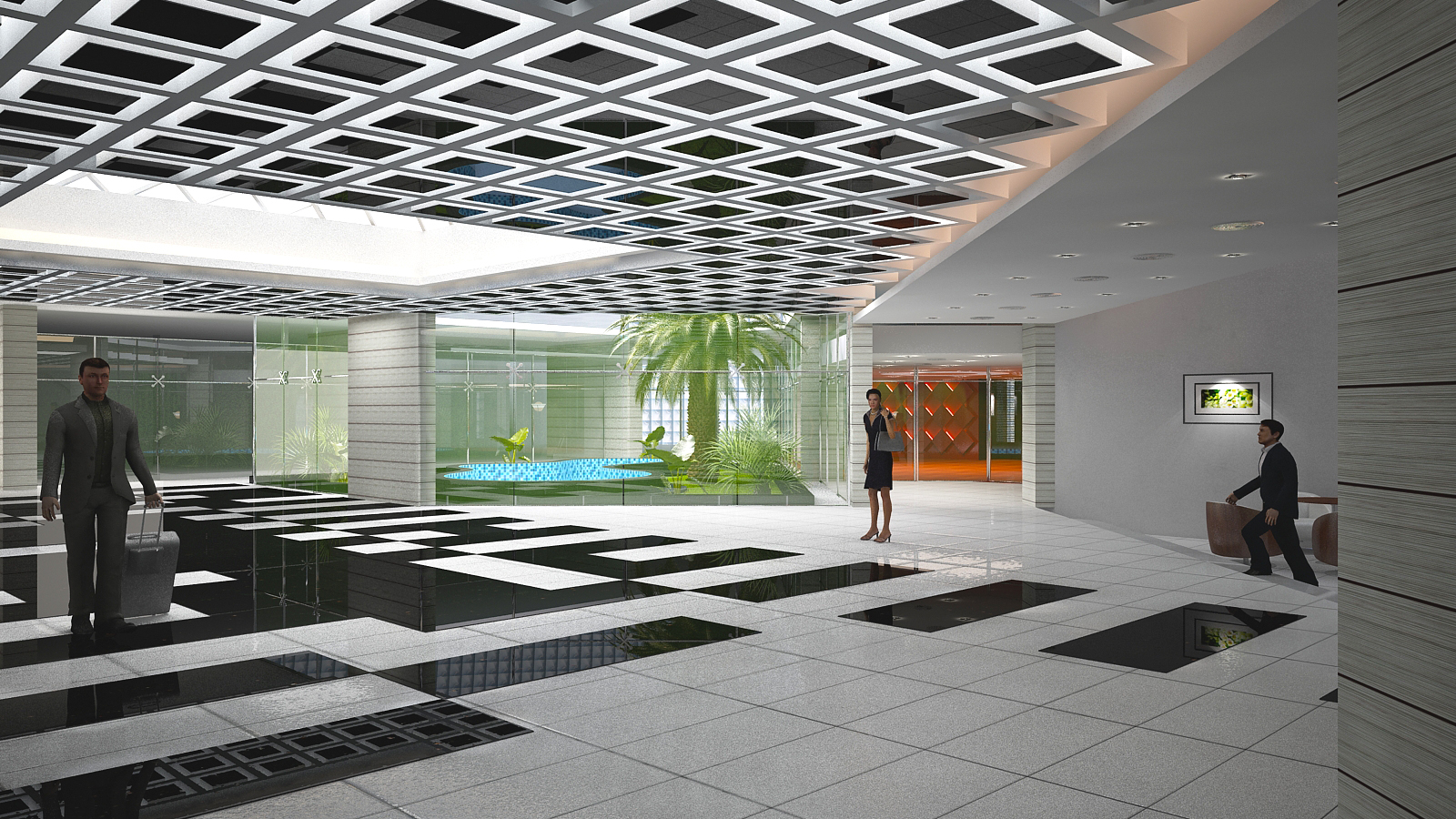 Lobby Lounge — Premium Tower